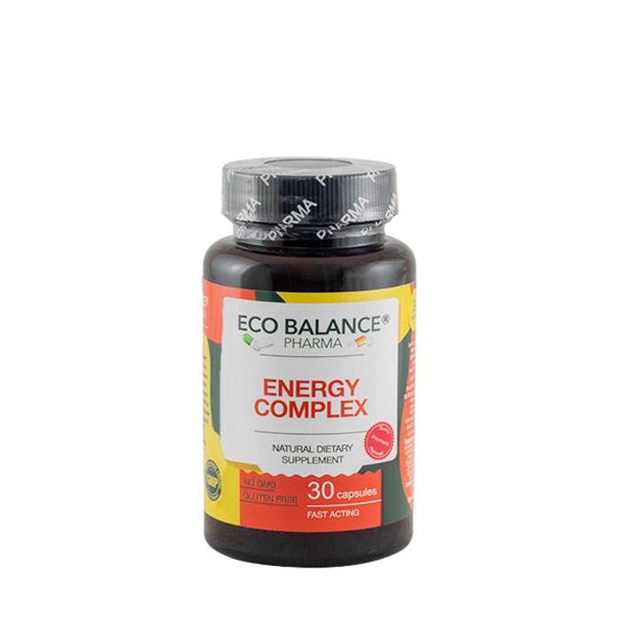 ЕНЕРГИЯ КОМПЛЕКС ЕКО БАЛАНС капсули 30 броя / ECO BALANCE PHARMA ENERGY COMPLEX