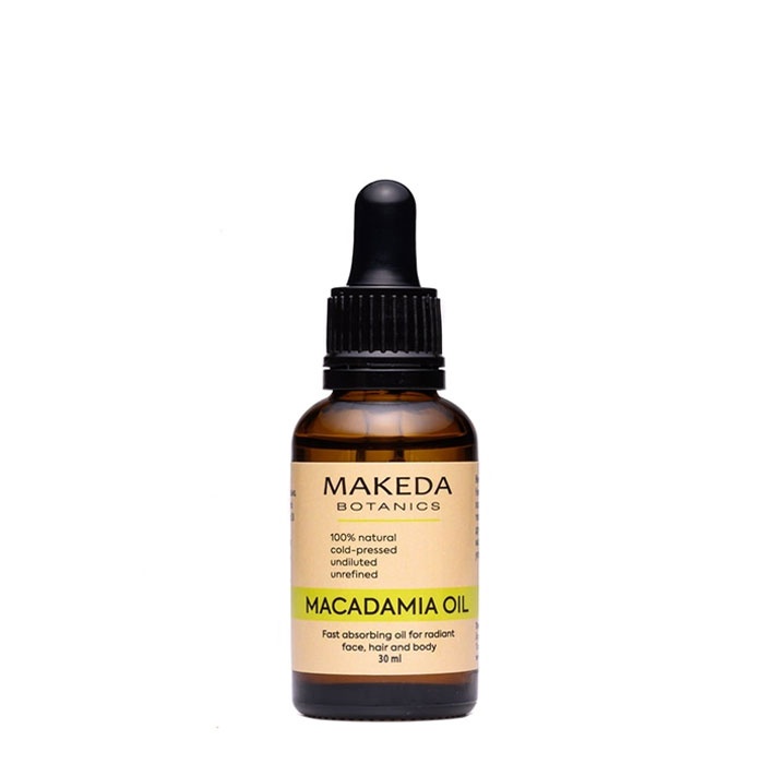 БАЗОВО МАСЛО ОТ МАКАДАМИЯ МАКЕДА БОТАНИКС 30 мл. / MAKEDA BOTANICS NATURAL COLD-PRESSED MACADAMIA OIL