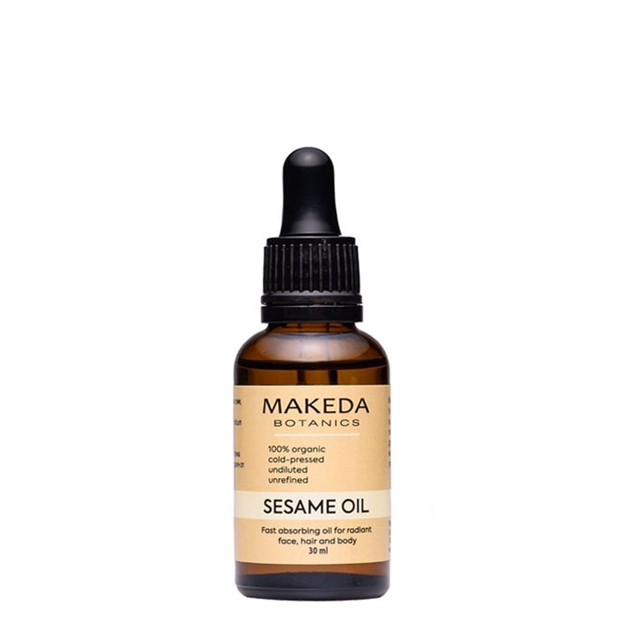 БАЗОВО МАСЛО ОТ СУСАМ МАКЕДА БОТАНИКС 30 мл. / MAKEDA BOTANICS ORGANIC COLD-PRESSED SESAME OIL