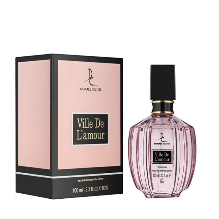 ТОАЛЕТНА ВОДА ДОРАЛ VILLE DE L&#039;AMOUR ЗА ЖЕНИ 100 мл. / DORALL COLLECTION EU THE TOILETTE VILLE DE LAMOUR FOR WOMEN
