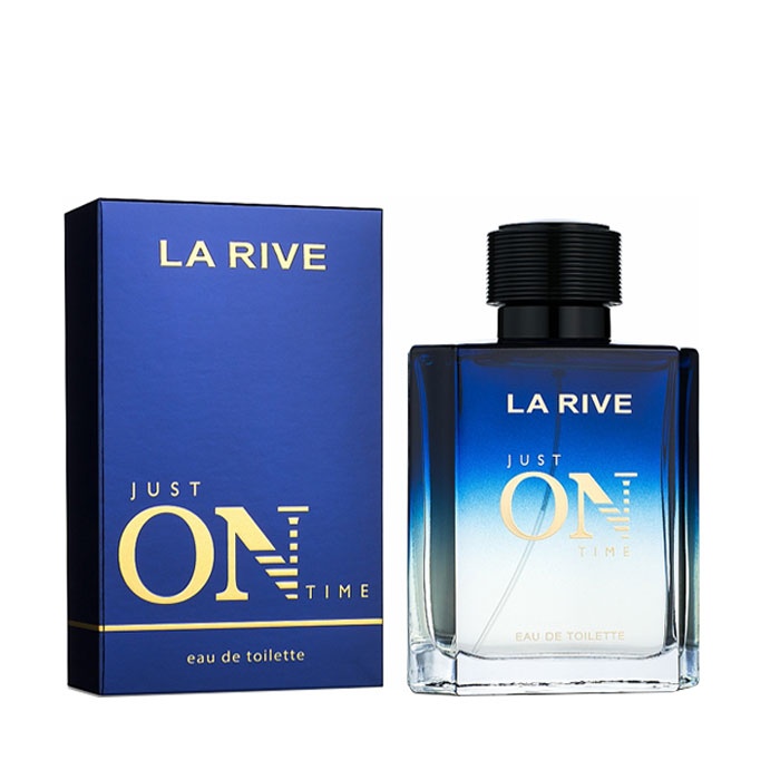 ТОАЛЕТНА ВОДА ЛА РИВ JUST ON TIME ЗА МЪЖЕ 100 мл. / LA RIVE EAU THE TOILETTE JUST ON TIME