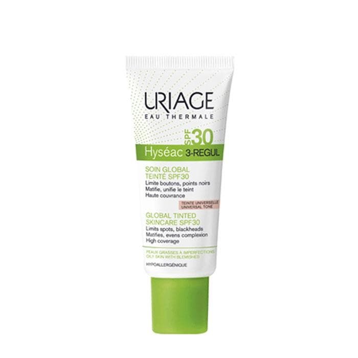 УРИАЖ 3 REGUL ЦВЕТЕН КРЕМ ЗА МАЗНА КОЖА С НЕСЪВЪРШЕНСТВА SPF 30 40 мл. / URIAGE HYSEAC 3 REGUL TINTED CREAM