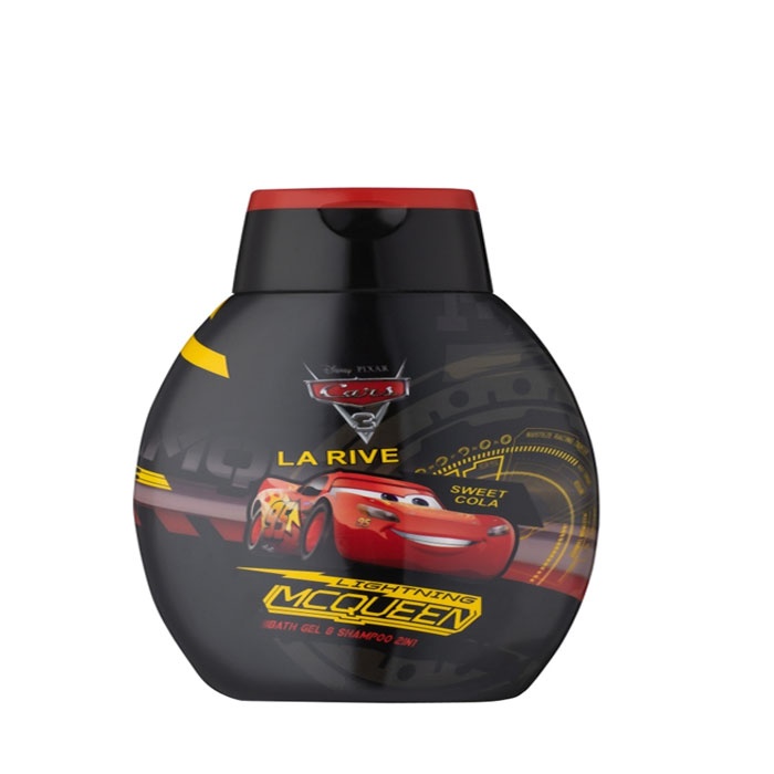 ДУШ ГЕЛ И ШАМПОАН ЛА РИВ DISNEY CARS 2 В 1 250 мл. / LA RIVE DISNEY CARS BATH GEL &amp; SHAMPOO 2 IN 1