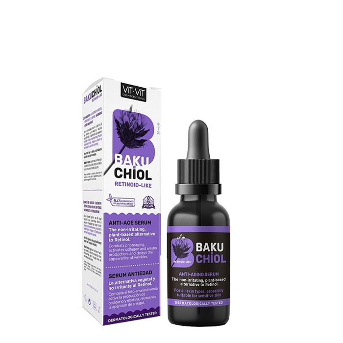 ВИТ ВИТ СЕРУМ ЗА ЛИЦЕ С БАКУЧИОЛ ПРОТИВ СТАРЕЕНЕ 30 мл. / DIET ESTHETIC BAKUCHIOL ANTI-AGING SERUM