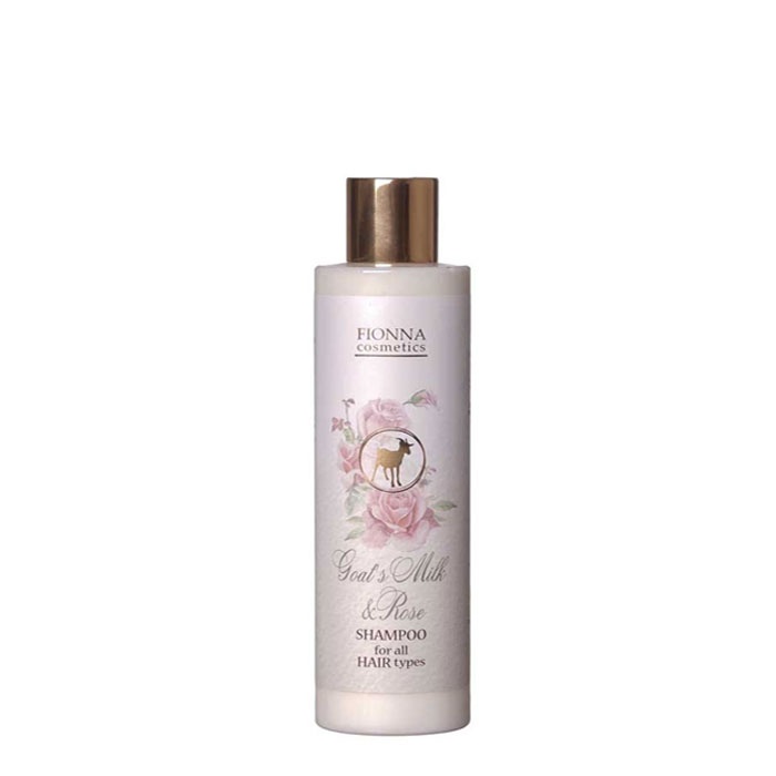 ШАМПОАН ФИОННА GOAT&#039;S MILK &amp; ROSE 250 мл. / FIONNA COSMETICS GOATS MILK &amp; ROSE SHAMPOO
