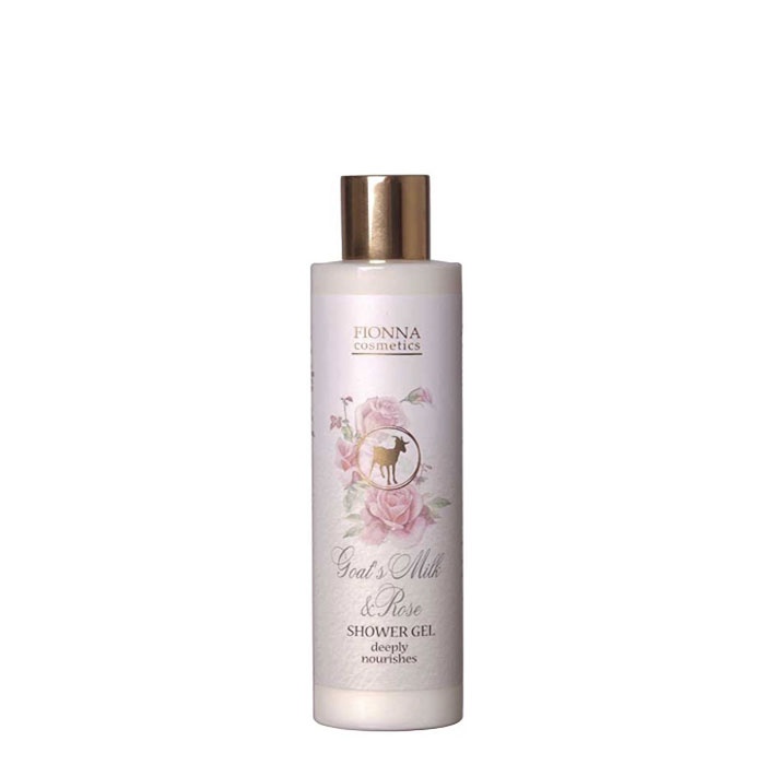 ДУШ ГЕЛ ФИОННА GOAT&#039;S MILK &amp; ROSE 250 мл. / FIONNA COSMETICS GOATS MILK &amp; ROSE SHOWER GEL