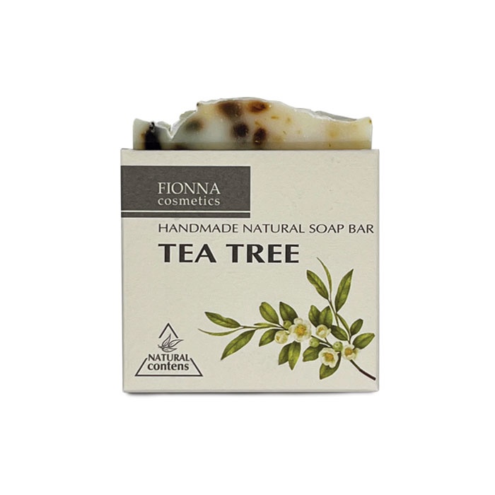 НАТУРАЛЕН САПУН С ЧАЕНО ДЪРВО ФИОННА 120 гр. / FIONNA COSMETICS HANDMADE NATURAL SOAP BAR TEA TREE