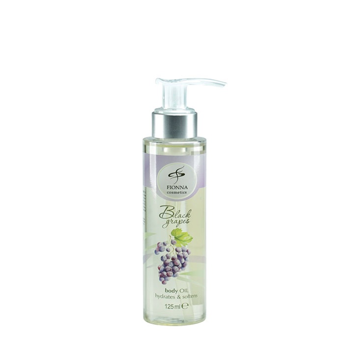 ОЛИО ЗА ТЯЛО С ЧЕРНО ГРОЗДЕ ФИОННА VINTAGE 125 мл. / FIONNA COSMETICS VINTAGE BODY OIL BLACK GRAPES