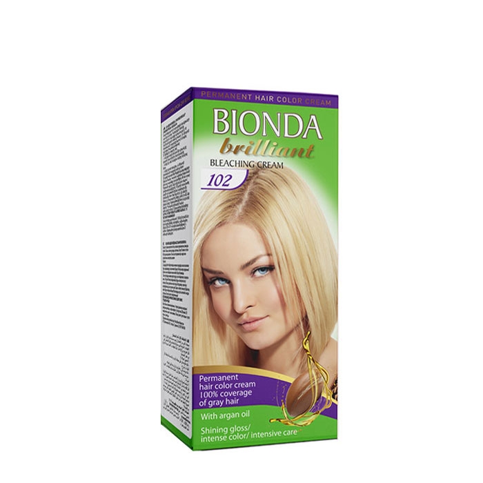 БОЯ ЗА КОСА БИОНДА BRILLIANT 102 ИЗСВЕТЛЯВАЩ КРЕМ / BIONDA BRILLIANT 102 BLEACHING CREAM
