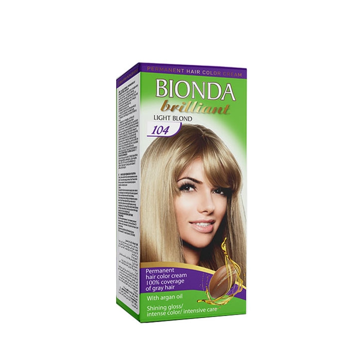 БОЯ ЗА КОСА БИОНДА BRILLIANT 104 СВЕТЛО РУС / BIONDA BRILLIANT 104 LIGHT BLOND