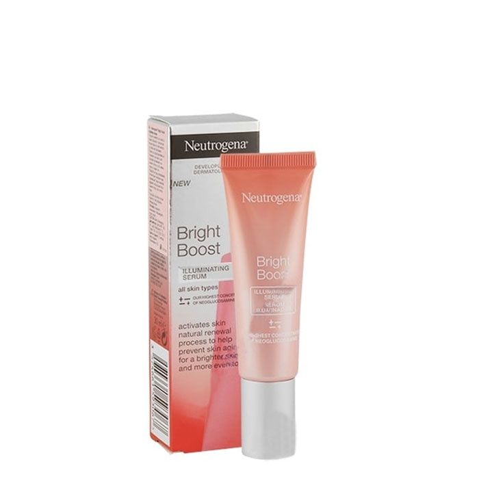 БРАЙТ БУУСТ ОЗАРЯВАЩ СЕРУМ НЮТРОГЕНА 30 мл. / NEUTROGENA BRIGHT BOOST ILLUMINATING SERUM ALL SKIN TYPES