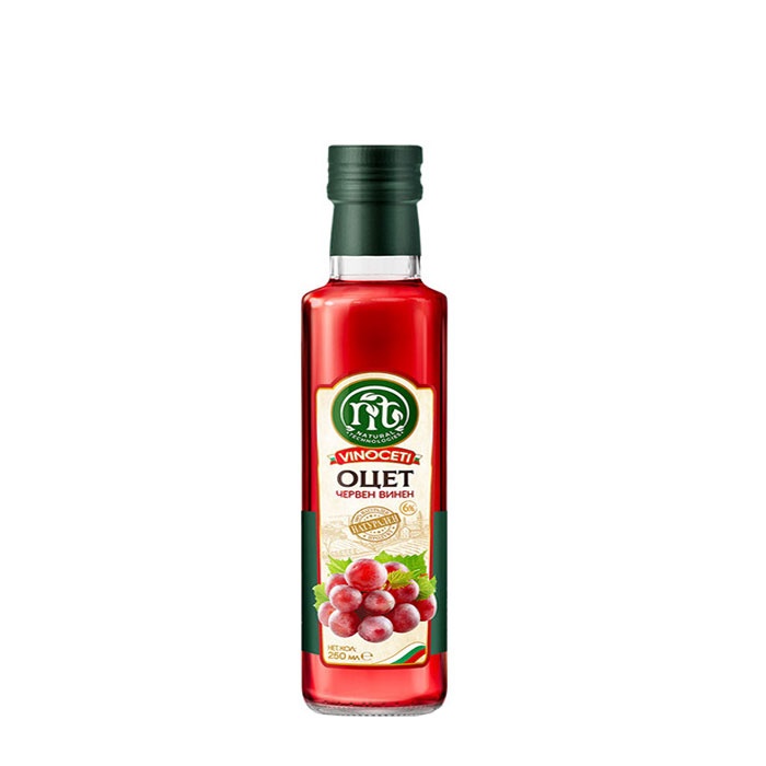 ЧЕРВЕН ВИНЕН ОЦЕТ ВИНОЦЕТИ 250 мл. / VINOCETI RED WINE VINEGAR