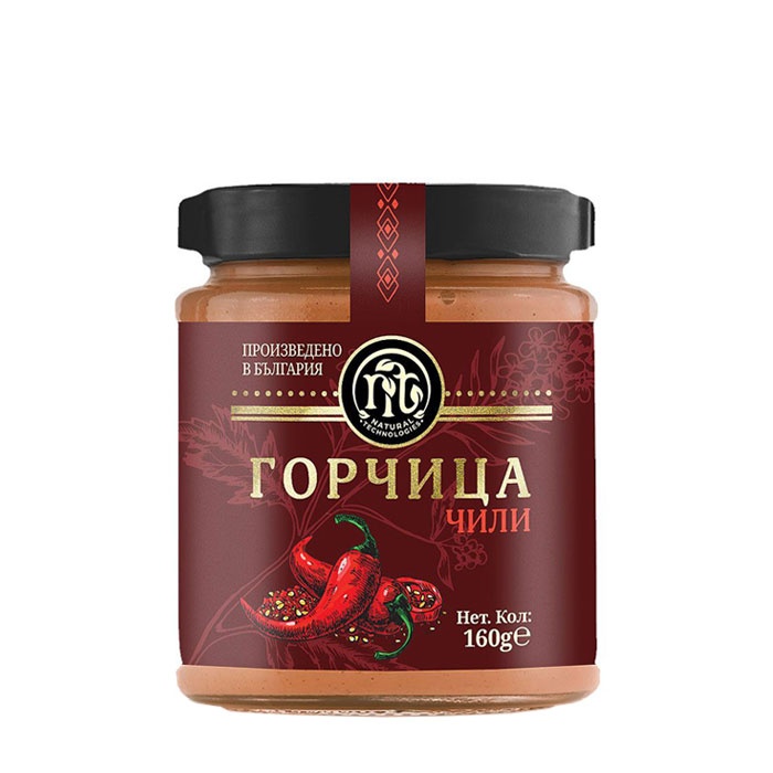 ГОРЧИЦА ЧИЛИ 160 гр. / MUSTARD CHILE NATURAL TECHOLOGIES