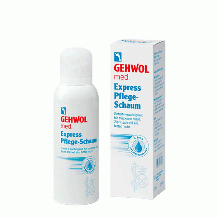 ГЕВОЛ МУС ЗА СУХА КОЖА МЕД ЕКСПРЕС 125 мл. / GEHWOL MED EXPRESS MOUSSE DRY SKIN