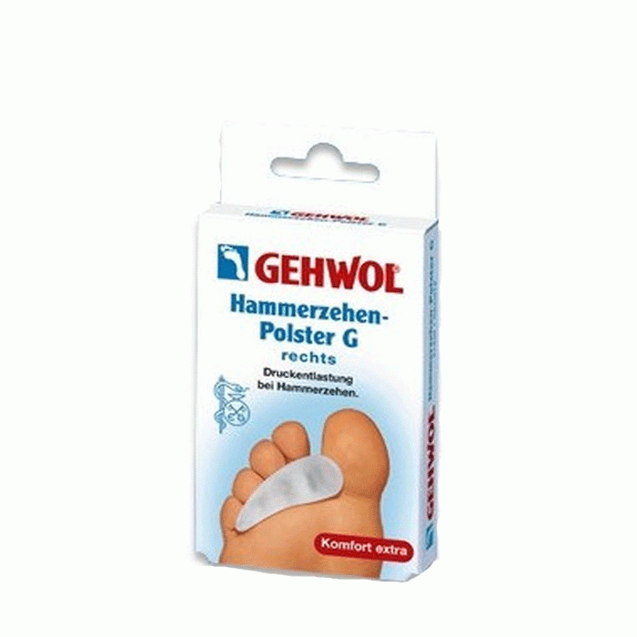ГЕВОЛ ВЪЗГЛАВНИЦА ЗА ДЕФОРМИРАНИ ПРЪСТИ - ЛЯВ КРАК / GEHWOL PILLOW FOR DEFORMED FINGERS - LEFT FOOT