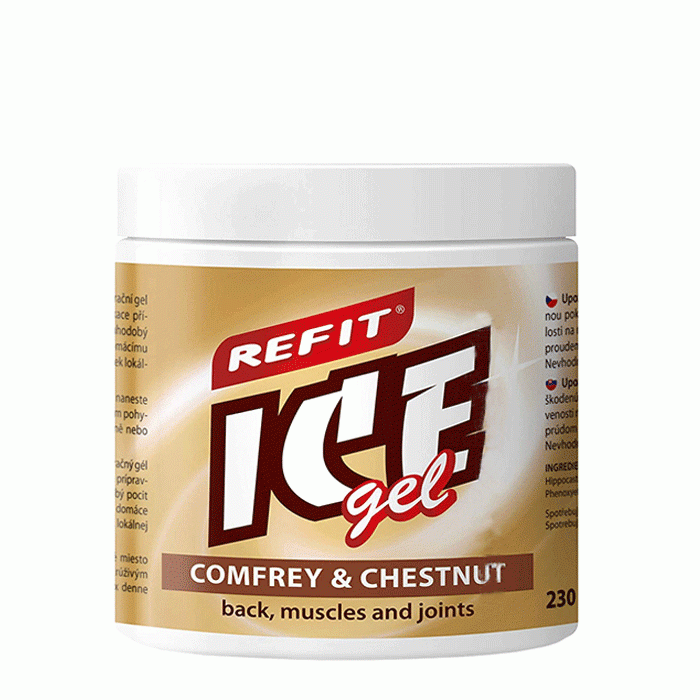 АЙС ГЕЛ С ОМАН И ДИВ КЕСТЕН РЕФИТ 230 мл. / REFIT ICE GEL COMFREY &amp; HORSE CHESTNUT