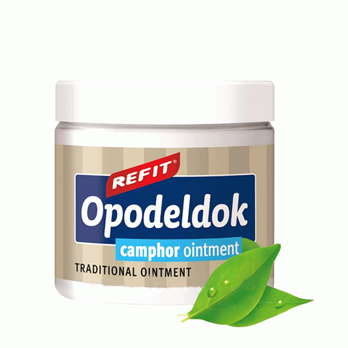 ОПОДЕЛДОК КАМФОРОВ БАЛСАМ РЕФИТ 200 мл. / REFIT OPODELDOK CAMPHOR OINTMENT TRADITIONAL OINTMENT