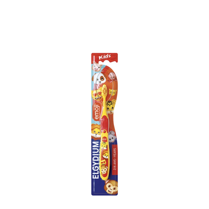ЧЕТКА ЗА ЗЪБИ ЕЛГИДИУМ ЕМОДЖИ ЗА ДЕЦА 2 - 6 години / ELGYDIUM TOOTHBRUSH EMOJI FOR CHILDREN 2 - 6 YEARS