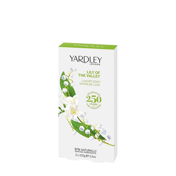 МОМИНА СЪЛЗА САПУНИ 3х100гр. / YARDLEY LILY OF THE VALLEY LUXURY SOAPS