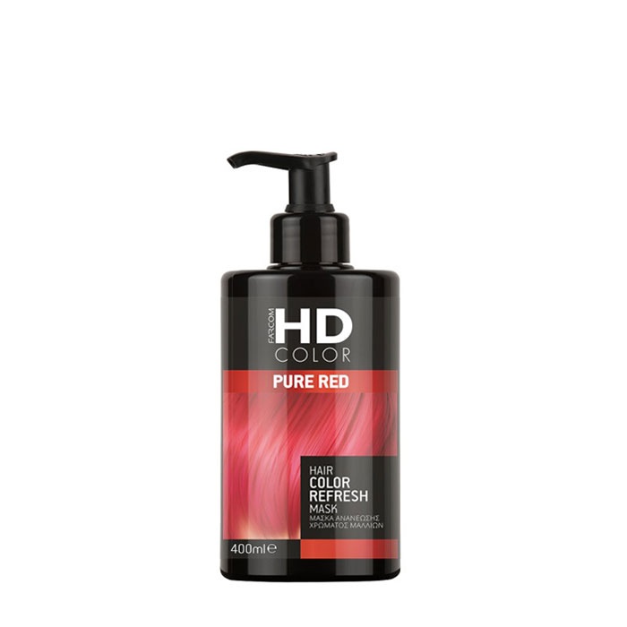 ФАРКОМ HD ОЦВЕТЯВАЩА МАСКА ЧЕРВЕНА 400 мл. / FARCOM HD HAIR COLOR REFRESH MASK PURE RED