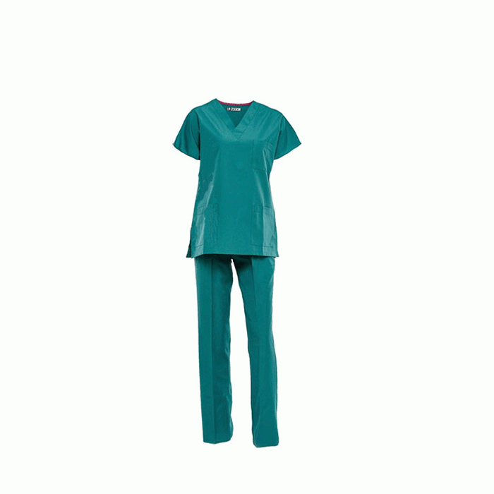 ДАМСКА ТУНИКА С КЪС РЪКАВ И ПАНТАЛОН ERIK GREEN 2ХS-2XL / VIKING-T TUNIC WITH SHORT SLEEVE AND TROUSERS ERIK GREEN