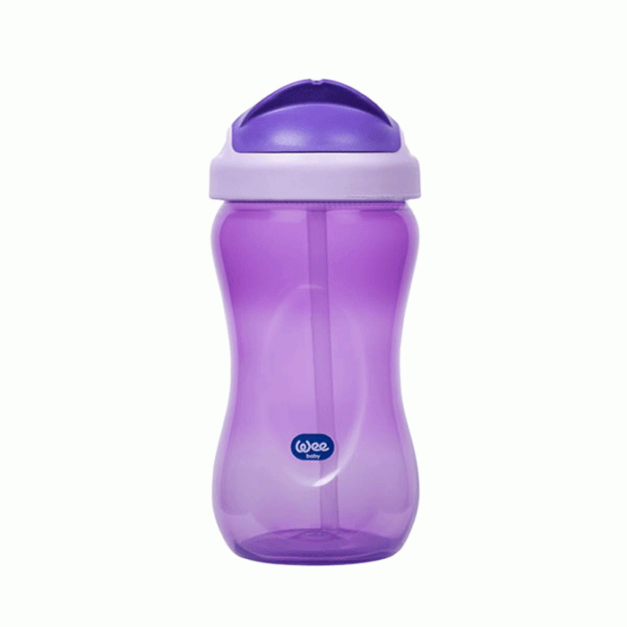УИ БЕЙБИ ЦВЕТНА ЧАША СЪС СЛАМКА 350 мл. 761 / WEE BABY COLORFUL STRAW CUP 761