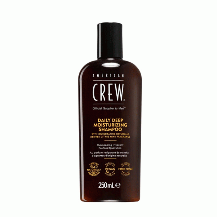 ДЪЛБОКО ХИДРАТИРАЩ ЕЖЕДНЕВЕН ШАМПОАН АМЕРИКАН КРЮ 250 мл. / AMERICAN CREW DAILY DEEP MOISTURIZING SHAMPOO