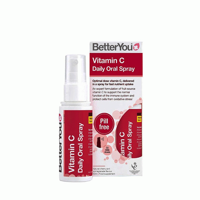 ИНТРА-ОРАЛЕН СПРЕЙ С ВИТАМИН C 120 мг. 50 мл. / BETTER YOU VITAMIN C ORAL SPRAY