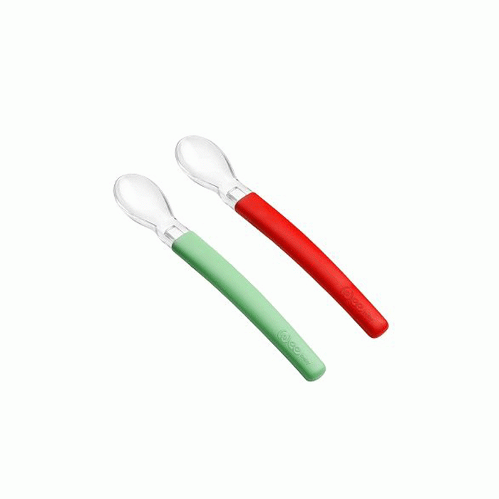 УИ БЕЙБИ СИЛИКОНОВИ ЛЪЖИЧКИ 2 броя / WEE BABY FEEDING SPOON WITH SILICONE