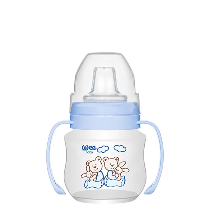 УИ БЕЙБИ НЕРАЗЛИВАЩА ЧАША С ДРЪЖКИ 125 мл. 753 / WEE BABY NON-SPILL CUP WITH PP HANDLES 125 ml 753