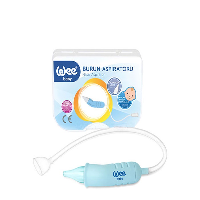 УИ БЕЙБИ АСПИРАТОР ЗА НОС СЪС СМЕНЯЕМ НАКРАЙНИК 162 / WEE BABY NASAL ASPIRATOR 162