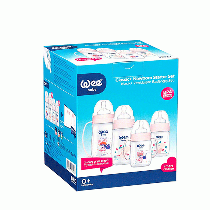 УИ БЕЙБИ КОМПЛЕКТ КЛАСИК ЗА НОВОРОДЕНО МОМИЧЕ 282 / WEE BABY CLASSIC + NEWBORN STARTER SET FOR GIRL 282