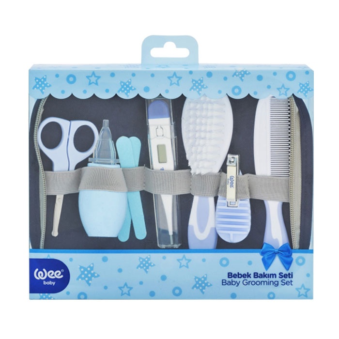 УИ БЕЙБИ НЕСЕСЕР С ПРИНАДЛЕЖНОСТИ ЗА БЕБЕ - СИН 192 / WEE BABY GROOMING SET - BLUE 192