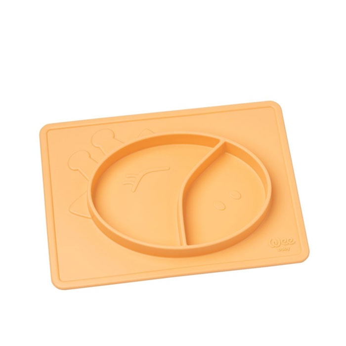 УИ БЕЙБИ ПОДЛОЖКА ЗА ХРАНЕНЕ С ВГРАДЕНА ЧИНИЙКА 925 / WEE BABY PRIME MATTE PLATE 925