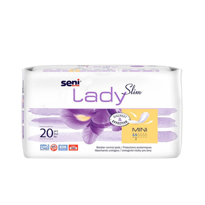 УРОЛОГИЧНИ ПРЕВРЪЗКИ СЕНИ ЛЕЙДИ СЛИМ МИНИ 20 броя / SENI LADY SLIM MINI ...