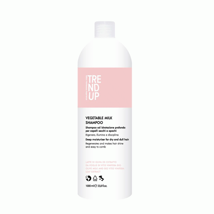 ШАМПОАН ЗА СУХА КОСА VEGETABLE MILK ТРЕНД ЪП 1 л. / TREND UP VEGETABLE MILK SHAMPOO