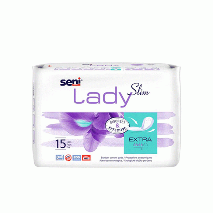 УРОЛОГИЧНИ ПРЕВРЪЗКИ СЕНИ ЛЕЙДИ СЛИМ ЕКСТРА 15 броя / SENI LADY SLIM EXTRA BLADDER CONTROL PADS