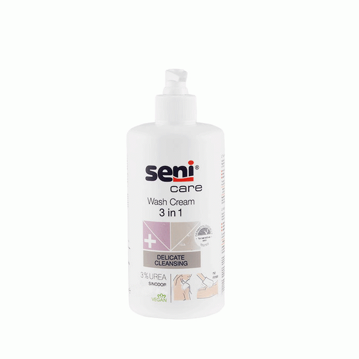 ПОЧИСТВАЩ КРЕМ ЗА ТЯЛО СЕНИ 3 в 1 500 мл. / SENI DELICATE CLEANSING WASHING CREAM 3 IN 1
