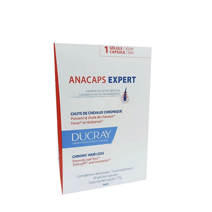 ДЮКРЕ АНАКАПС ЕКСПЕРТ ПРОТИВ ХРОНИЧЕН КОСОПАД капсули 30 броя / DUCRAY ANACAPS EXPERT CHRONIC HAIR LOSS