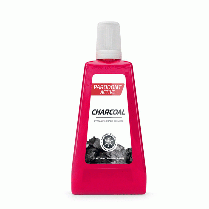 ВОДА ЗА УСТА PARODONT АКТИВ С АКТИВЕН ВЪГЛЕН 300 мл. / ASTERA MOUTHWASH PARODODONT ACTIVE CHARCOAL