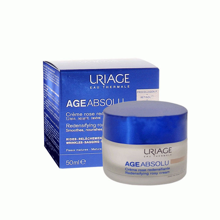 УРИАЖ AGE ABSOLU УПЛЪТНЯВАЩ ДНЕВЕН КРЕМ 50 мл. / URIAGE AGE ABSOLU REDENSIFYING ROSY CREAM