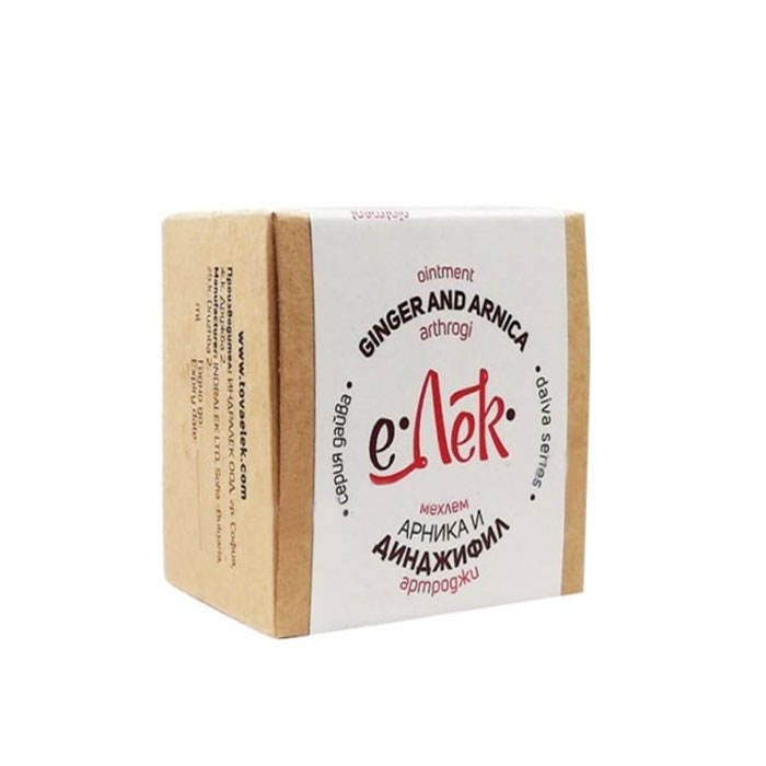 Е ЛЕК ДАЙВА МЕХЛЕМ С АРНИКА И ДЖИНДЖИФИЛ 40 мл / E LEK GINGER &amp; ARNICA BALM