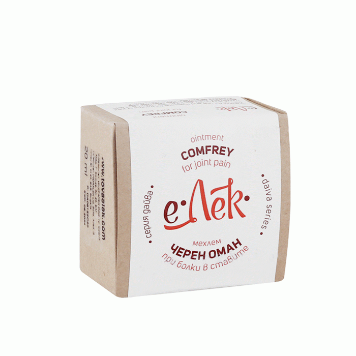 Е ЛЕК ДАЙВА МЕХЛЕМ С ЧЕРЕН ОМАН 20 мл / E LEK COMFREY BALM