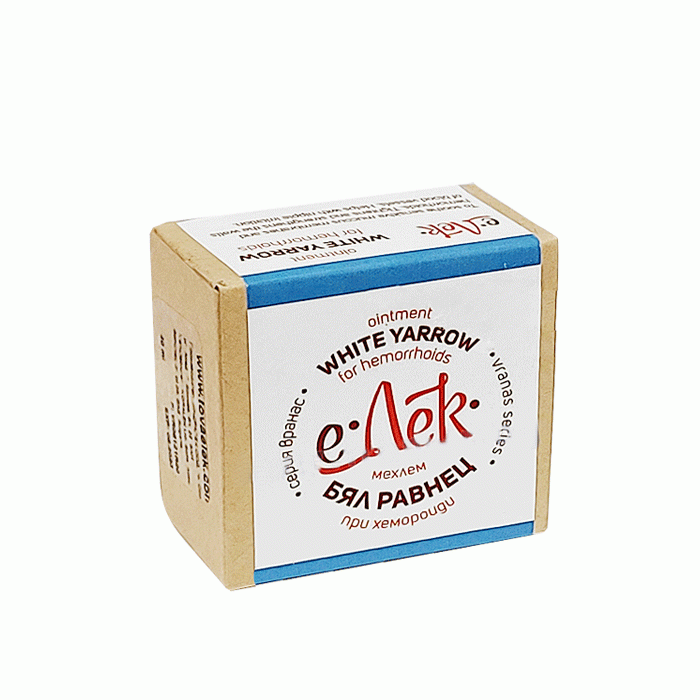 Е ЛЕК ВРАНАС МЕХЛЕМ С БЯЛ РАВНЕЦ 20 мл / E LEK YARROW BALM