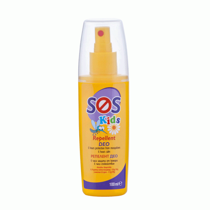 СПРЕЙ ЗА ДЕЦА ПРОТИВ КОМАРИ 100 мл. / KOKONA S.O.S REPELLENT DEO SPRAY FOR KIDS