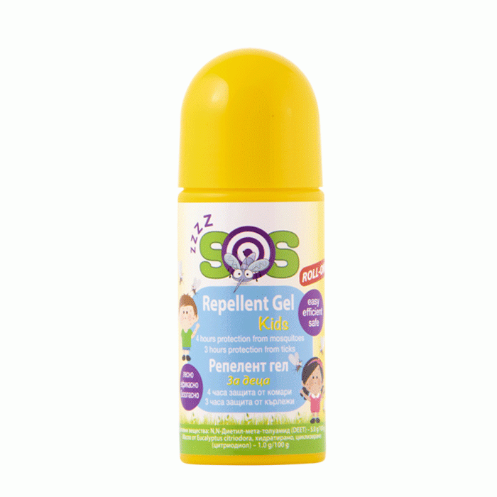 РОЛ ОН РЕПЕЛЕНТ ГЕЛ ЗА ДЕЦА 70 мл. / KOKONA COSMETICS S.O.S. ROLL ON REPELLENT GEL KIDS
