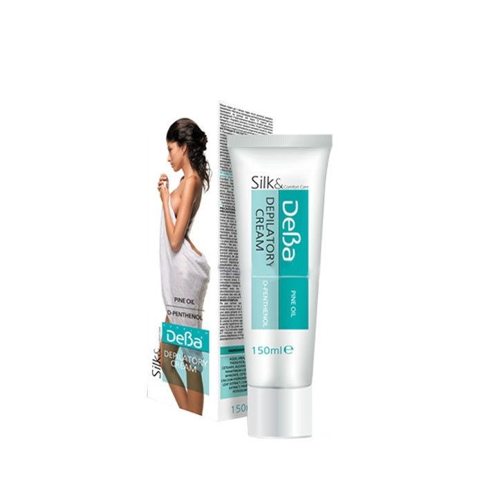 ДЕВА ДЕПИЛИРАЩ КРЕМ С МАСЛО ОТ БОР 150 мл. / DEVA SILK &amp; COMFORT CARE DEPILATORY CREAM WITH PINE OIL AND D-PANTHENOL