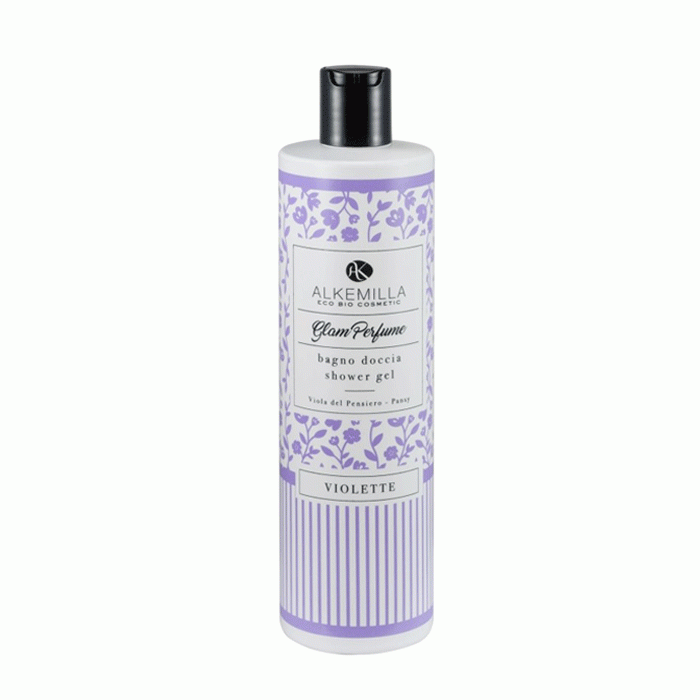 АЛКЕМИЛА GLAM PERFUME ДУШ ГЕЛ ВИОЛЕТКИ 500 мл. / ALKEMILLA ECO BIO COSMETIC GLAM PERFUME SHOWER GEL VIOLETTE