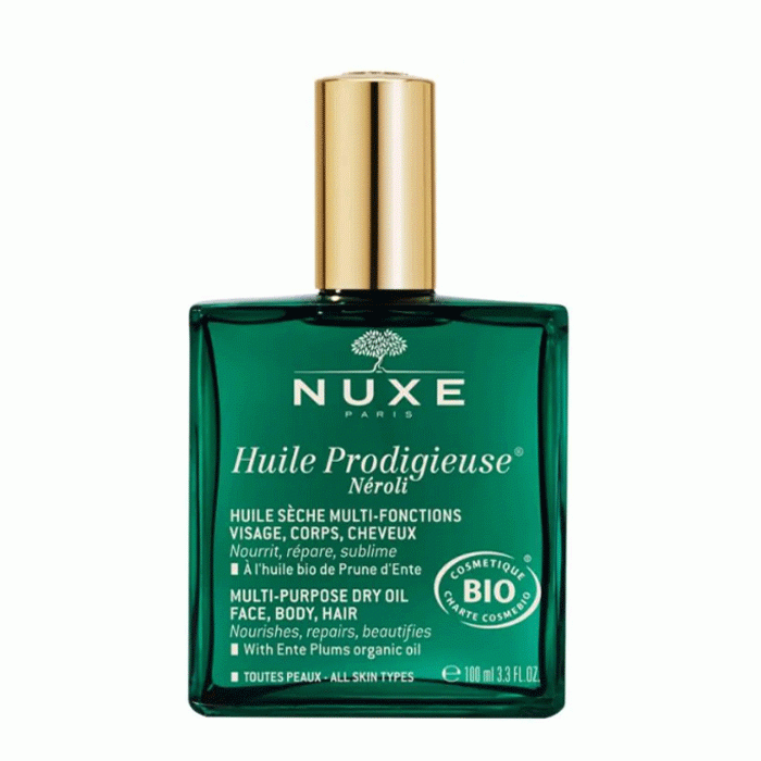 НУКС МУЛТИФУНКЦИОНАЛНО СУХО МАСЛО С НЕРОЛИ 100 мл. / NUXE PRODIGIEUX MULTI-PURPOSE DRY OIL FACE, BODY, HAIR