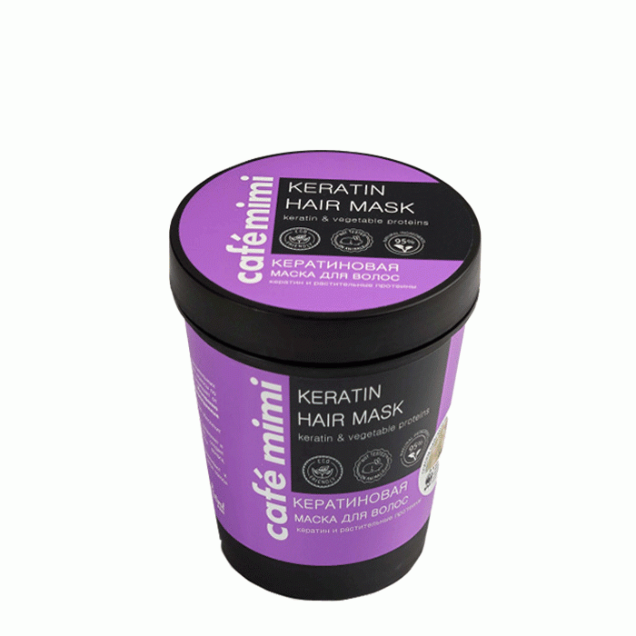 КАФЕ МИМИ МАСКА ЗА КОСА С КЕРАТИН 220 мл. / CAFE MIMI KERATIN HAIR MASK ...